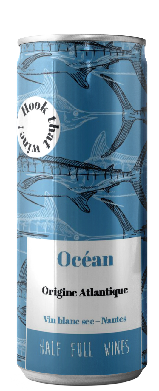 OCEAN ! La Canette de muscadet 25CL par 3, 12 ou 24
